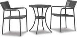 Signature Design By Ashley® Crystal Breeze 3-Piece Gray Table And Chair Set