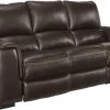 Signature Design By Ashley® Alessandro Walnut Power Reclining Sofa