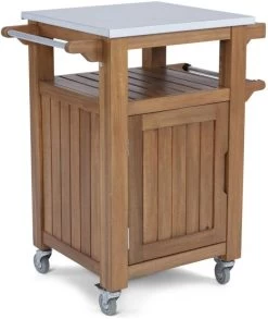 Homestyles® Maho Brown Kitchen Cart