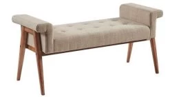 Olliix By INK+IVY Mason Tan Accent Bench