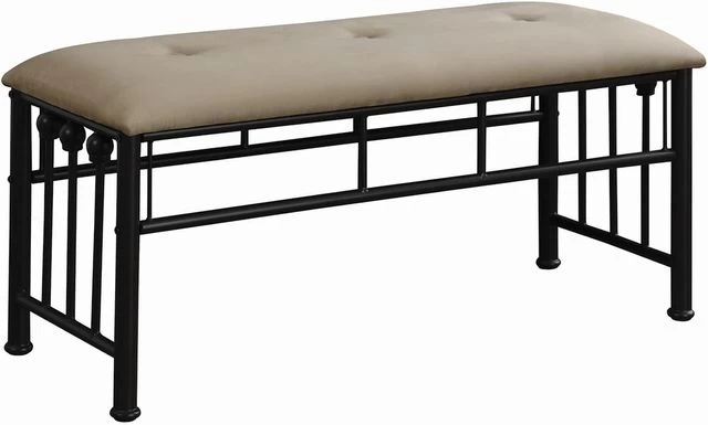 CoasterĀ® Livingston Brown/Dark Bronze Bench
