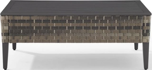 Crosley Furniture® Prescott Brown Outdoor Wicker Coffee Table - Image 2