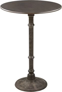 Coaster® Oswego Dark Russet/Antique Bronze Round Bar Table