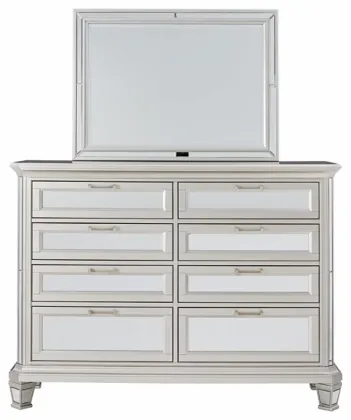 Signature Design By Ashley® Lindenfield Silver Dresser And Mirror - Image 2