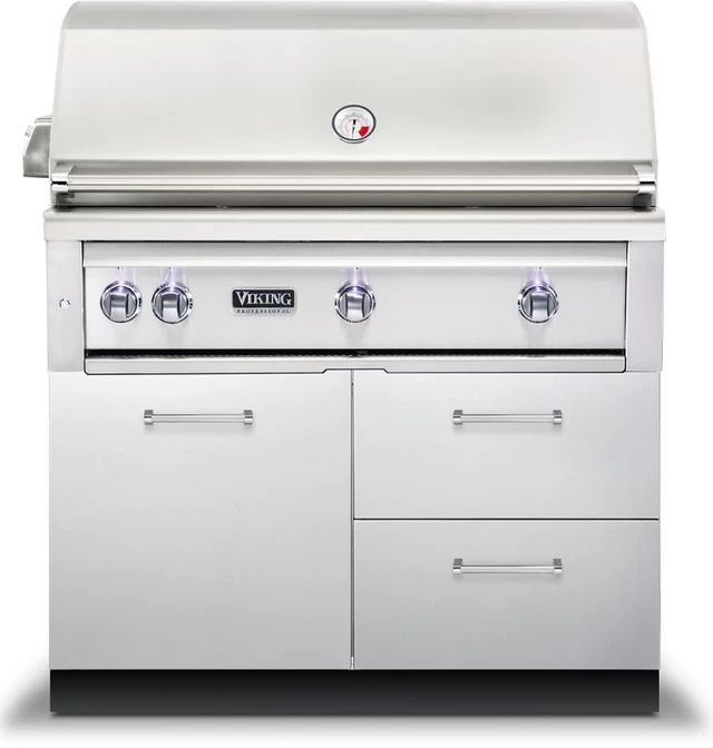 Viking® 42.25" Stainless Steel Grill Base - Image 3