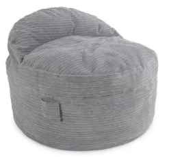 CordaRoy's® Light Gray Nest Terry Corduroy Full Chair