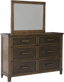 Benchcraft® Wyattfield Two-Tone Dresser And Mirror
