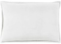 Surya Cotton Velvet Medium Gray 13"x19" Pillow Shell