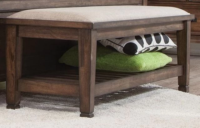 Coaster® Franco Burnished Oak Bench - Image 2