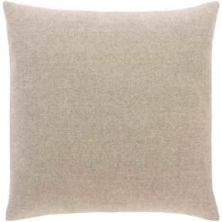 Surya Brenley Taupe 22"x22" Pillow Shell
