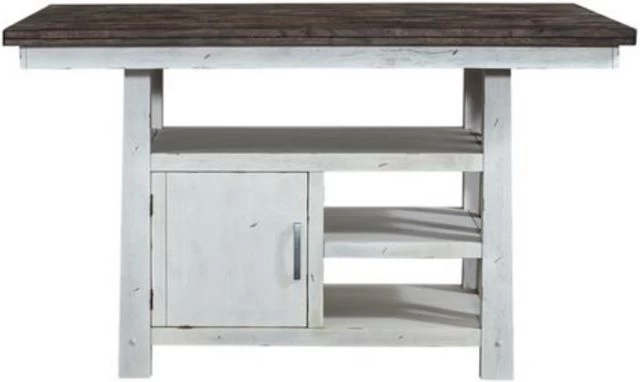 Liberty Farmhouse Two Tone White Gathering Table - Image 3
