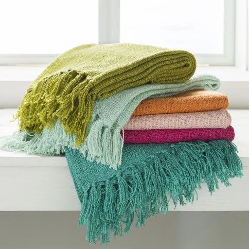 Surya Tilda Emerald 59"x51" Throw Blanket - Image 2
