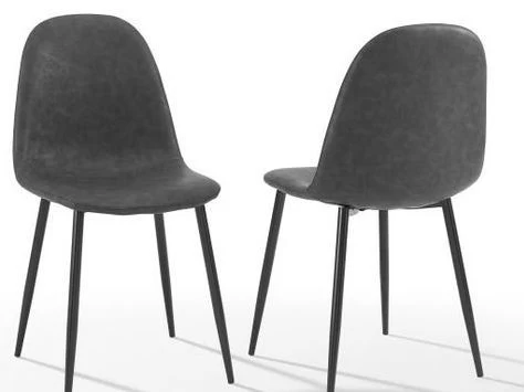 Crosley Furniture® Weston 2-Piece Distressed Black Dining Chair Set - Image 3