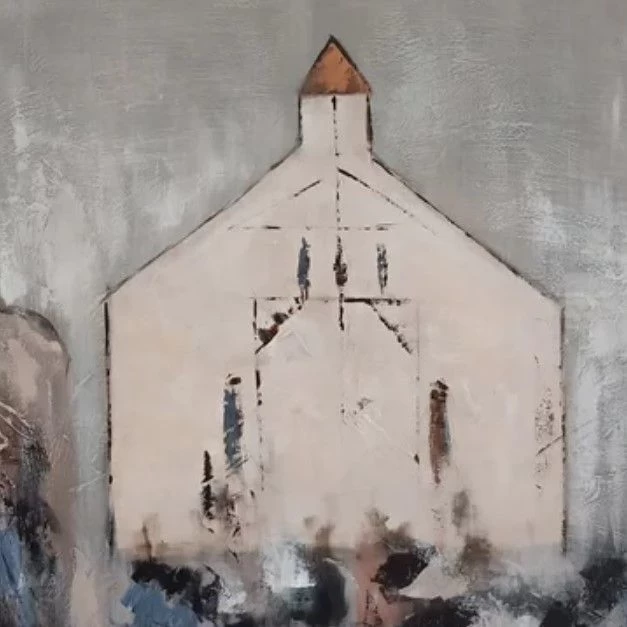 Crestview Collection Devotion Beige/Gray Wall Art - Image 2