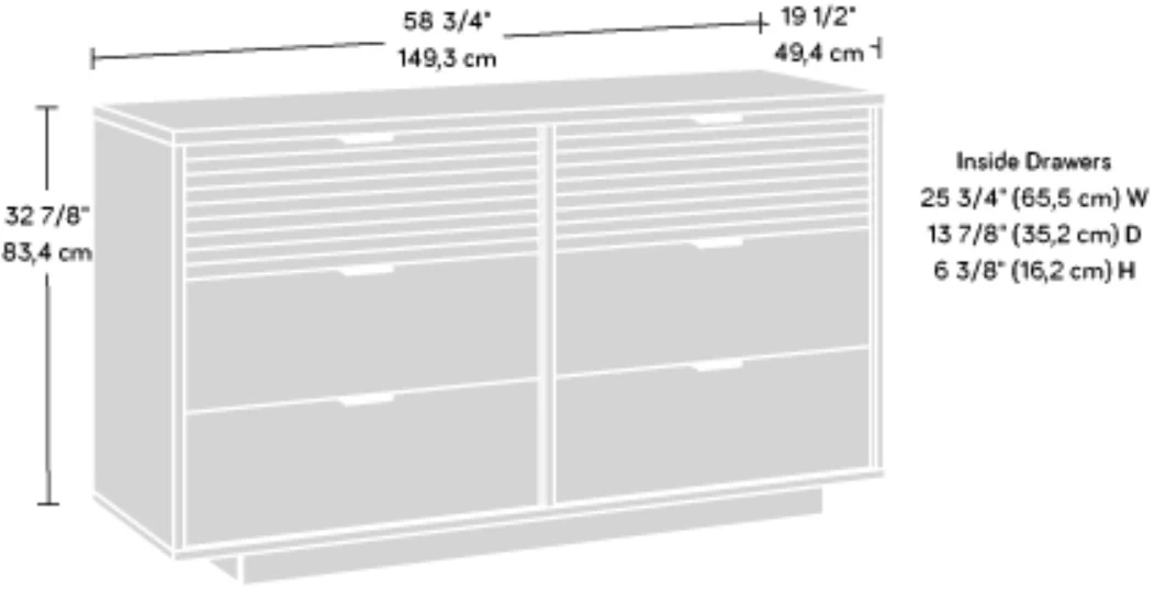 Sauder® East Rock® Ashen Oak™ Dresser - Image 5