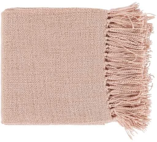 Surya Tilda Blush 50"x60" Throw Blanket