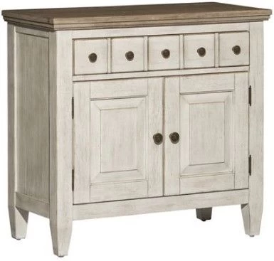 Liberty Heartland Antique White Bedside Chest