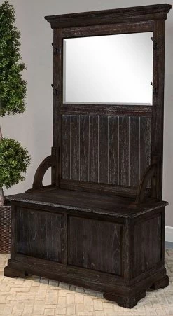 Sunny Designs™ European Dark Halltree With Bench Storage