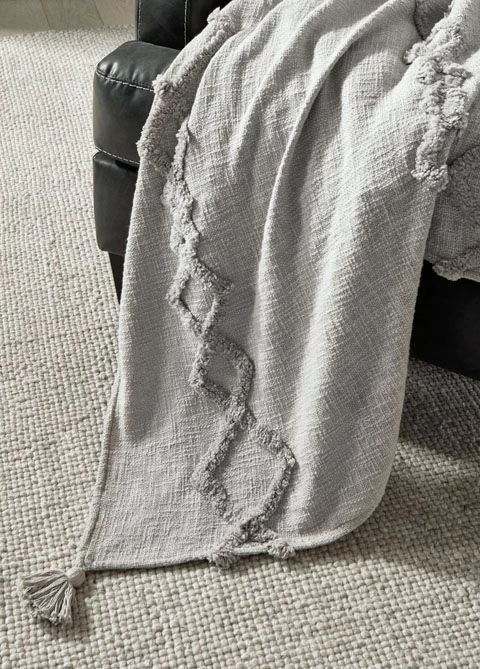 Signature Design By Ashley® Kassidy 3-Piece Gray Throws - Image 2