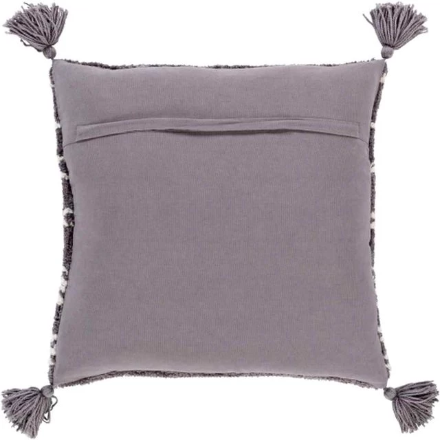 Surya Braith Charcoal/Cream 18"x18" Pillow Shell - Image 2