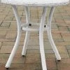 Crosley Furniture® Palm Harbor White Outdoor Wicker Round Side Table