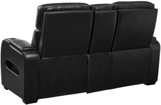 Signature Design By Ashley® Boyington Black Power Reclining Loveseat With Console - Image 4