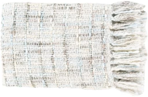 Surya Saugatuck Butter 50"x60" Throw Blanket