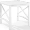 Crosley Furniture® Kaplan White Outdoor Side Table