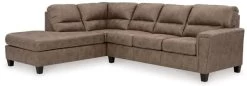 Signature Design By Ashley® Navi 2-Piece Fossil Left-Arm Facing Sectional