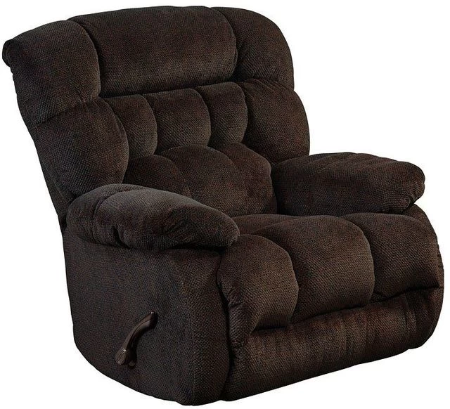 IAmerica Davis Chocolate Chaise Swivel Glider Recliner