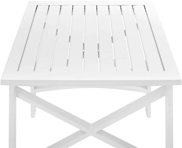 Crosley Furniture® Kaplan White Outdoor Side Table - Image 3