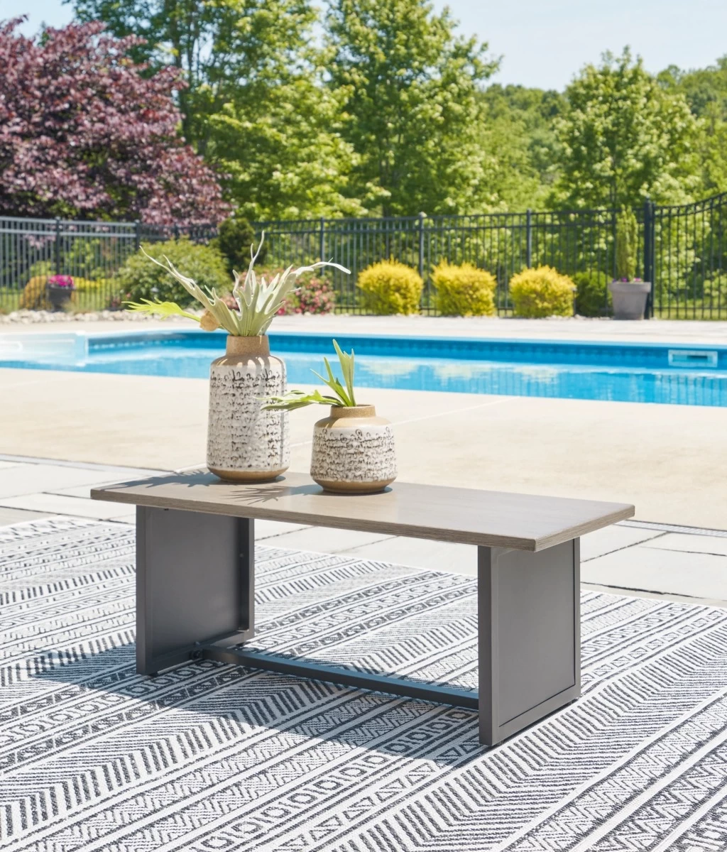 Signature Design By Ashley® Bree Zee Brown Outdoor End Table - Image 5
