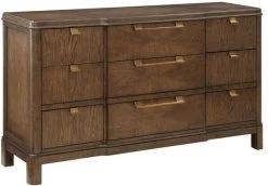 Steve Silver Co. Milan Brown Walnut Dresser