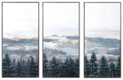 Crestview Collection Land For Days 3-Piece Hand Finished Wall Art Set