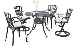 Homestyles® Grenada 5-Piece Charcoal Outdoor Dining Set