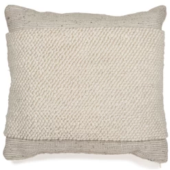 Signature Design By Ashley® Rowcher Gray/White Throw Pillow