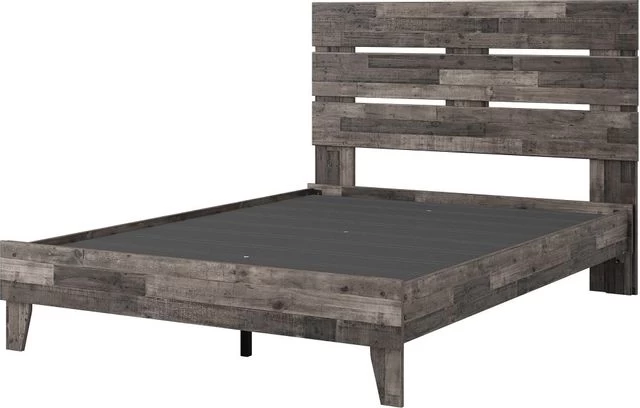 Signature Design By Ashley® Neilsville Multi Gray Queen Panel Platform Bed - Image 3