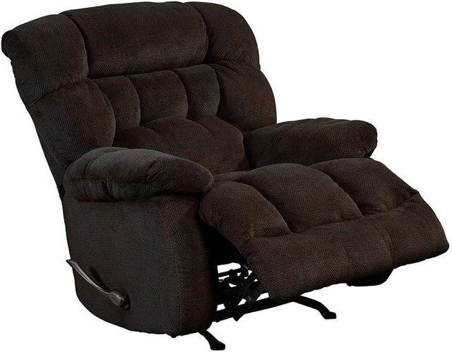 IAmerica Davis Chocolate Chaise Swivel Glider Recliner - Image 2