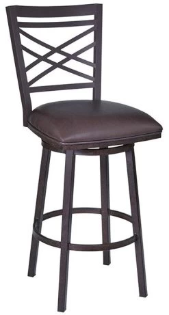 Armen Living Fargo Brown 30" Bar Stool