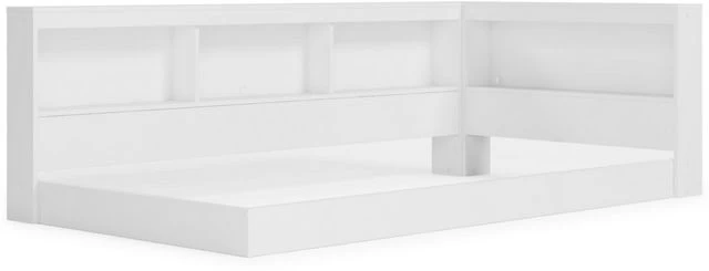 Signature Design By Ashley® Piperton Matte White Twin Bookcase Storage Bed - Image 3