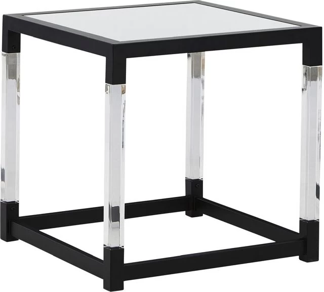 Signature Design By Ashley® Nallynx Metallic Gray End Table