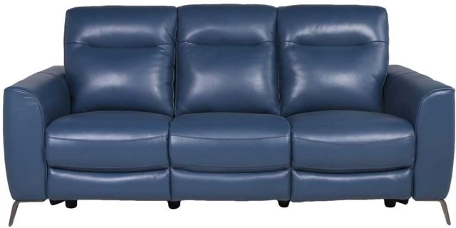 Steve Silver Co. Sansa Ocean Blue Dual-Power Reclining Sofa - Image 2