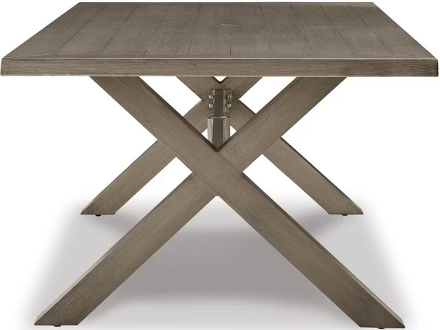 Signature Design By Ashley® Beach Front Beige Outdoor Dining Table - Image 3