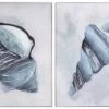 Crestview Collection A Shell Of A Day 2-Piece Wall Art Set