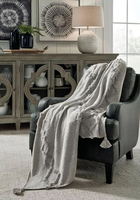 Signature Design By Ashley® Kassidy 3-Piece Gray Throws - Image 3