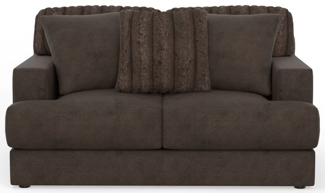 IAmerica Fluffy Chocolate Loveseat - Image 3