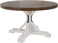 Signature Design By Ashley® Valebeck Brown/White Dining Table