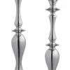 Crestview Collection Carson 2-Piece Silver Candleholder Set