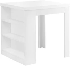 Monarch Specialties Dining Table, 36" Rectangular, Small, Counter Height, Kitchen, Dining Room, Laminate, White, Contemporary, Modern