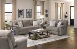 IAmerica Childers Pewter Reclining Loveseat